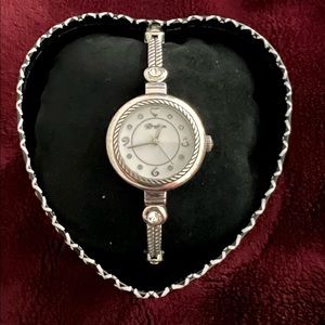 Brighton Roseville watch.Includes Brighton heart shaped box and an extra link.